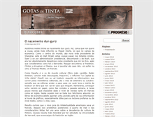 Tablet Screenshot of gotasdetinta.galiciae.com